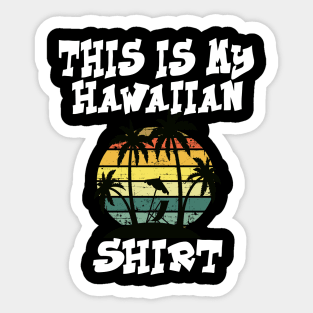 Aloha Hawaii and Family Hawaii Sticker